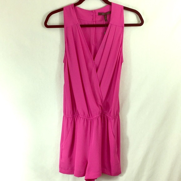 BCBGMaxAzria Other - Bcbgmaxazria Fuchsia Romper